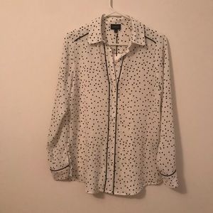 Who what wear silky white button down